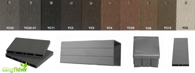 Y color boards vertical Alu fence