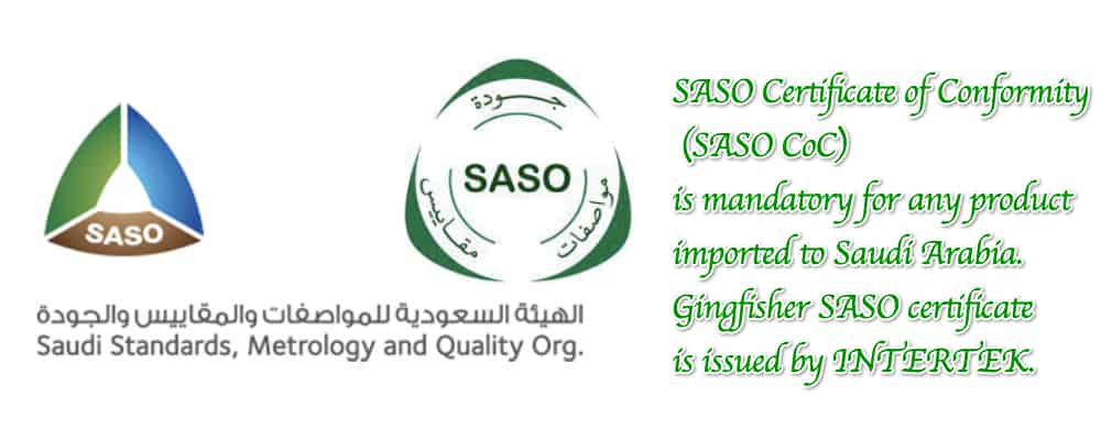 saso certificate