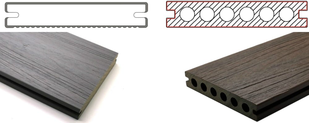 Solid vs. Hollow Decking