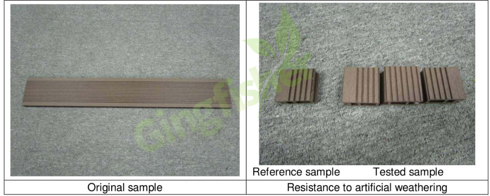 resistance to artificial weathering test photo